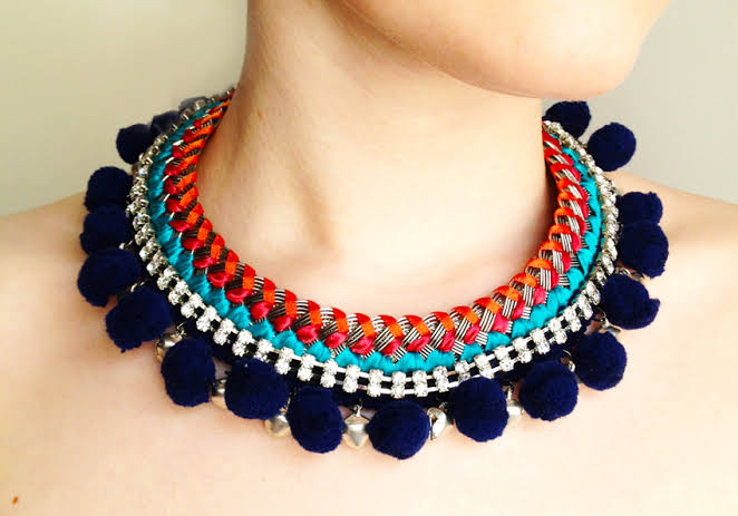 Easy DIY Statement Necklace | DIY Statement Necklace Ideas, Tutorials
